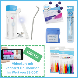 Oral Prevent Zahnpflege Starter Set + GRATIS Videokurs mit Zahnarzt Dr. Thomsen